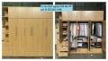 Đóng tủ quần áo gỗ MDF theo yêu cầu m2 5