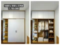 Đóng tủ quần áo gỗ MDF theo yêu cầu m2 7
