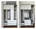 Đóng tủ quần áo gỗ MDF theo yêu cầu m2 16