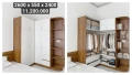 Đóng tủ quần áo gỗ MDF theo yêu cầu m2 20