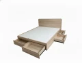 Giường Ngủ Gỗ MDF Phủ Melamin Nhiều Ngăn Kéo ( NNK01) 4