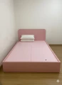 Giường gỗ mdf màu hồng cho bé ( gn05 ) 2