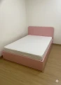 Giường gỗ mdf màu hồng cho bé ( gn05 ) 1