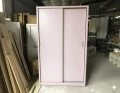 Tủ quần áo 2 cánh lùa màu hồng (ms-1) 0