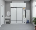Tủ quần áo cửa lùa màu trắng TAL11 0
