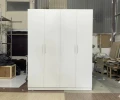 Tủ quần áo gỗ mdf 4 cánh màu trắng ( gmdf19x ) 0