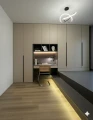 Tủ quần áo liền giường gỗ MDF TLG04 4