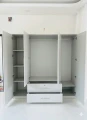 Tủ quần áo gỗ MDF 4 cánh màu gỗ 3