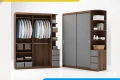 Tủ quần áo 3 cánh 1 kệ gỗ mdf (Ckd81) 4