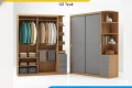 Tủ quần áo 3 cánh 1 kệ gỗ mdf (Ckd81) 6