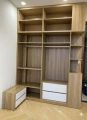 Tủ quần áo kịch trần 4 cánh + kệ gỗ MDF ( TGHCM ) 3