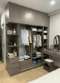 Tủ Quần áo gỗ mdf màu ghi (tqag11vv) 1
