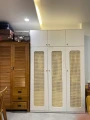 Tủ quần áo cánh mây full trắng 0