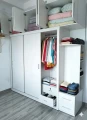 Tủ quần áo gỗ MFD có kệ trang trí 01 2
