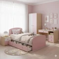Full Phòng ngủ bé gái gỗ MDF màu hồng ( CBMH ) 1