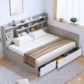 - Giường ngủ gỗ MDF thông minh  Đầu phản + kệ 1