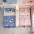 Giường ngủ đôi 2 ngăn kéo kèm kệ gỗ MDF 2