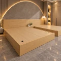 Giường ngủ đôi hiện đại kèm 1 tab ốp treo MDF 1