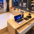 Bộ Giường ngủ gỗ MDF kèm bàn làm việc 0