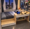 Bộ Giường ngủ gỗ MDF kèm bàn làm việc 2