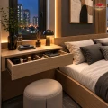 Bộ giường tủ gỗ MDF xu hướng New 12 4