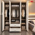 Tủ quần áo MDF 4 cánh khảm sọc dọc 1
