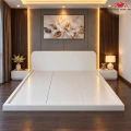 Giường ngủ bệt kiểu Nhật có đầu giường cao 15cm 0