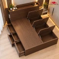 Giường ngủ gỗ MDF thông minh có 4 ngăn kéo + 3 cánh lật 1