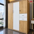 Tủ quần áo gỗ mdf 3 cánh 1m5 4