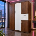 Tủ quần áo gỗ mdf 3 cánh 1m5 5