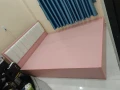 Giường ngủ gỗ MDF có nệm đầu giường 5