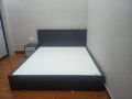 Giường tủ màu trắng gỗ mdf 2