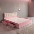 Giường Ngủ Gỗ MDF 2 Ngăn Kéo Nệm ( GNK01 ) 4