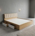 Giường Ngủ Gỗ MDF 2 Ngăn Kéo Nệm ( GNK01 ) 9