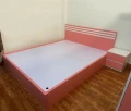Giường ngủ màu hồng cho bé gái 1
