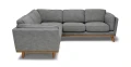 Sofa khung gỗ góc chữ L màu Xám G0083 0