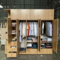 Tủ quần áo gỗ mdf màu sồi cánh mở (mjs01) 1