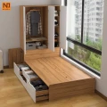 Giường ngủ liền tủ  gỗ mdf ( glt-01 ) 0