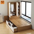 Giường ngủ liền tủ  gỗ mdf ( glt-01 ) 3