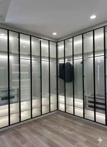 Tủ quần áo cánh kính đóng theo yêu cầu ( TACK 04 )