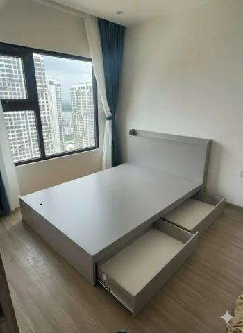 Giường Ngủ ngăn kéo gỗ mdf ( nkt-md02)