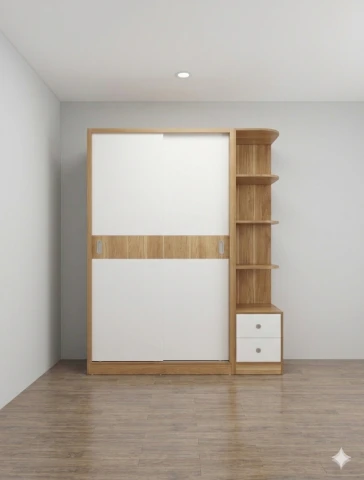 Tủ Quần Áo Lùa 2 Cánh (ms01BB)