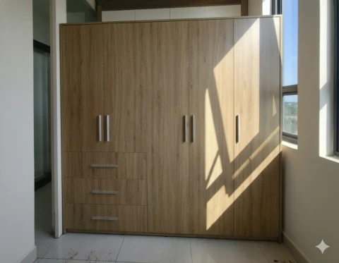 Tủ áo 5 cánh gỗ mdf ( ta5cg-c1)