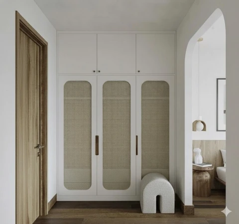 Tủ quần áo cánh mây tính mét vuông