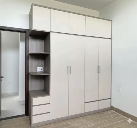 Tủ quần áo gỗ cao cấp MDF phủ Melamine TYC03