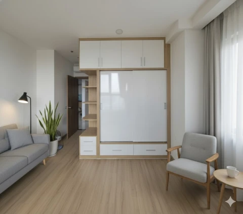 Tủ áo cánh lùa kịch trần ( takt-01)