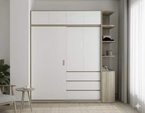 Tủ quần áo gỗ MDF ( tqa-123 )