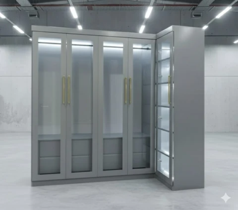 Tủ quần áo nhựa Vinco cánh kính hiện đại ( tqavcck )