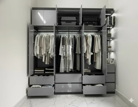 Tủ quần áo nhựa Vinco cánh kính VC01