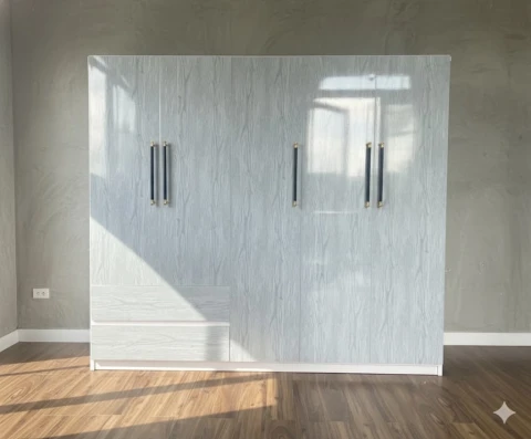 Tủ quần áo 5 cánh nhựa ( tqa5c02 )